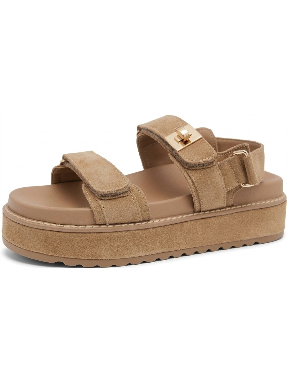 Steve Madden Women's Bigmona Platform Footbed Sandals